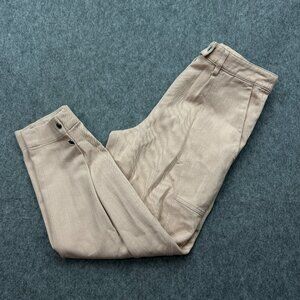 Iro Viklay High Rise Trousers Women's Size 40 FR / 8 US Pale Pink Snap Hem